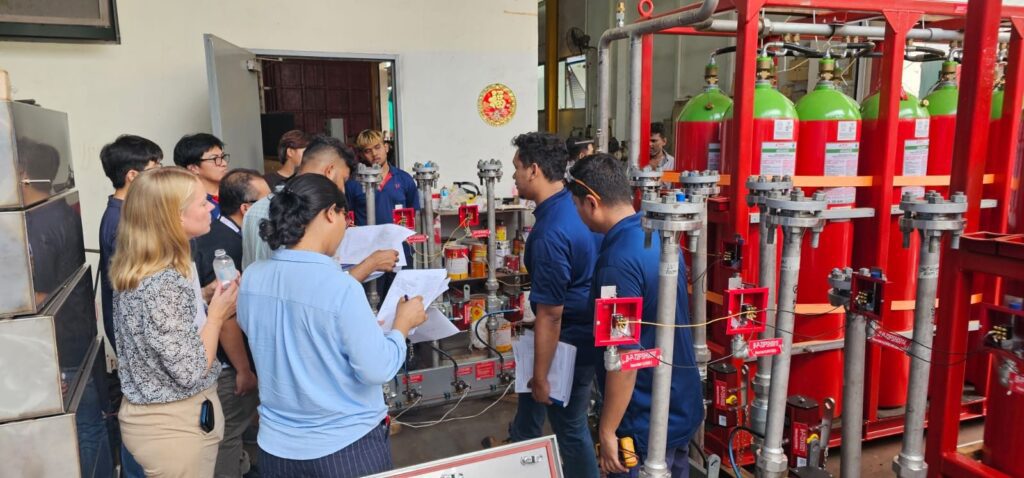 Asiatic Fire System UL Listed First Fill Station for clean agent cylinder refilling