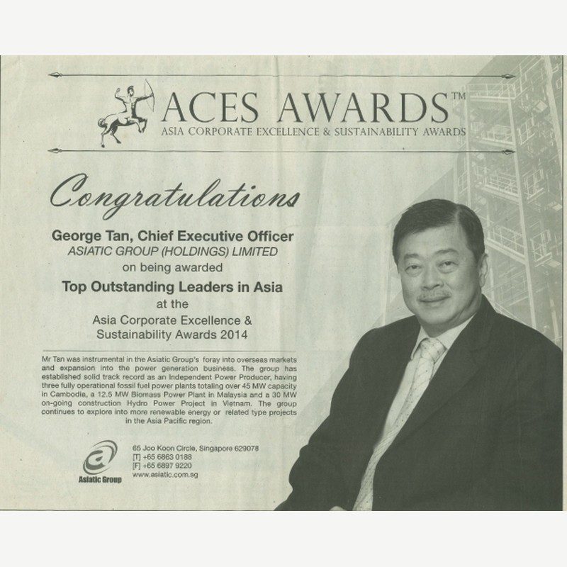 ACES Award for Corporate Excellence, 2014